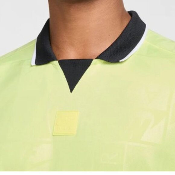 Nike Air Long Sleeve Jersey Lemon Twist Neon Men Size X-Small HM8987-736 - Picture 6 of 8